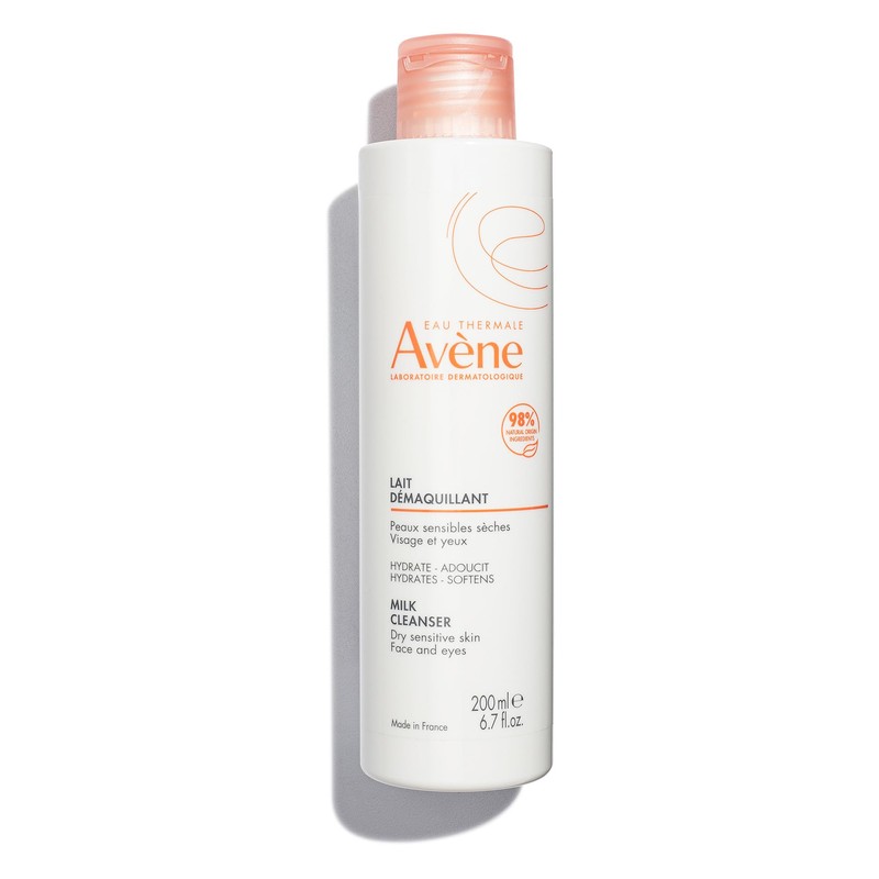 Eau Thermale Avene Gentle Milk Cleanser, Moisturizing No Rinse Cleansing