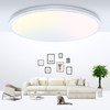 zemty 12 Inch White Flush Mount Ceiling Lights Super Slim