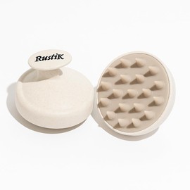 Twin Pack, Shampoo Hair Brush by RustiK, The Perfect Brush to Massage The Scalp, Apply Shampoo or Hair/Oil Treatments. (2 Count)