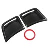 Carbon Fiber Front Bumper Side Vent Cover Replacement for STI