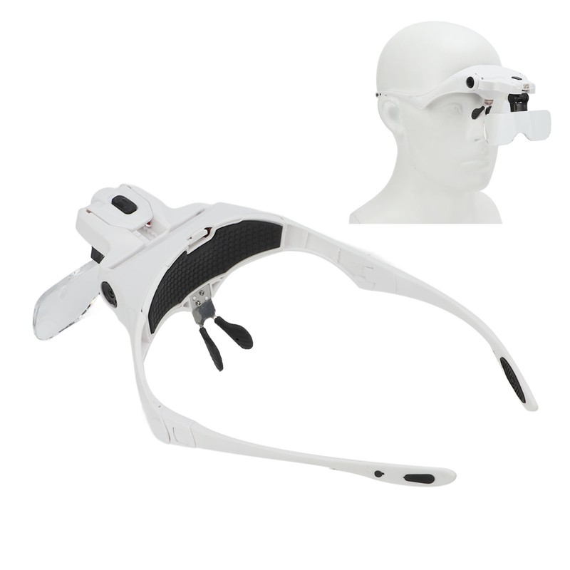 Headband Magnifier Helmet Structure 5 Magnifying Optical Lenses Ergonomic 2