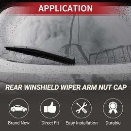 ACROPIX Car Rear Windshield Wiper Arm Nut Cover Back Glass Wiper Arm Cap Rear Wiper for Toyota Highlander No.85292-42020 - Pack of 1