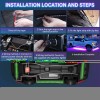 KEEPDSGN 6PCS RGB LED Underglow Underbody Neon Light Strip Kit