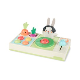 Skip Hop Skip Hop Baby Musical DJ Set Toy with Lights, Songs, Sound Effects, and Soft Textures, Farmstand Let The Beet Drop DJ Set