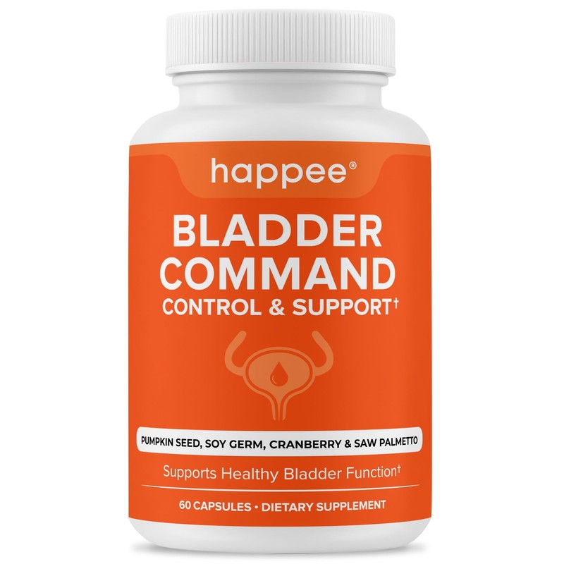 Happee Bladder Control Supplement for Women & Men - Pumpkin