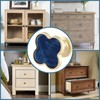 6 Pack Clover Cabinet Knobs Zinc Alloy Single Hole Pulls,Four-Leaf