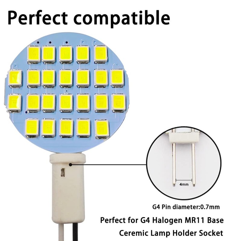 GRV G4 MR11 Bi-Pin 24-2835 SMD LED Bulb Lamp Super