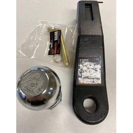 Heavy Duty 2.5 Inch Trailer Hitch Ball Mount with 2 or 2-5/16 inch Ball & Hitch Pin, Fits 2 1/2-inch Receiver (2 5/16 Ball)