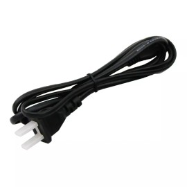 Canon AC Power Cord 2-Prong / Pins Figure-8 for Canon AC Adapter [US Plug 5 Feet Long]