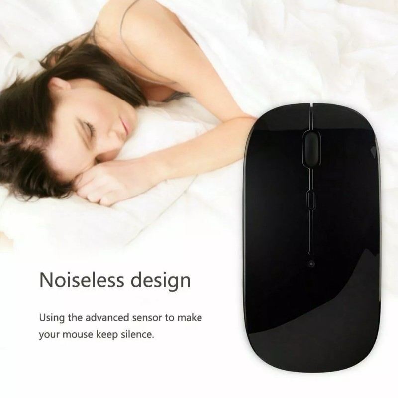 Unbranded 2.4G Ultra-Thin Wireless Mouse Scroll USB Optical Mice For
