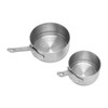2pcs Sauce Cup 304 Stainless Steel Stackable Handle Design Mini