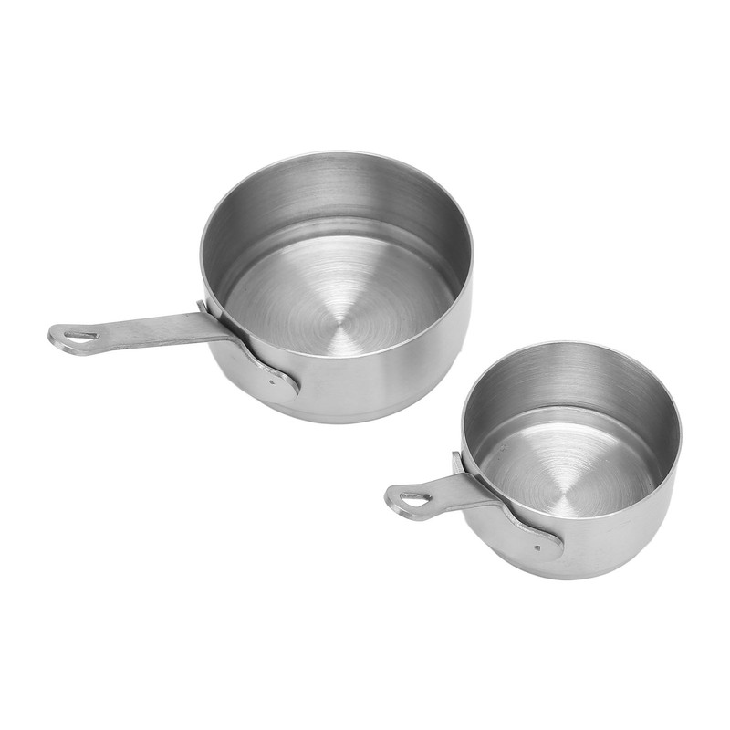 2pcs Sauce Cup 304 Stainless Steel Stackable Handle Design Mini