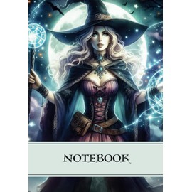 Healer Casting a Spell: A5 Notebook for Aspiring Witches