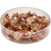 Pioneer Plastics 175C Clear Round Plastic Container, 6" W x