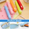 5 Pieces Mini Pencil Case, Candy Color Pencil Case, Polka