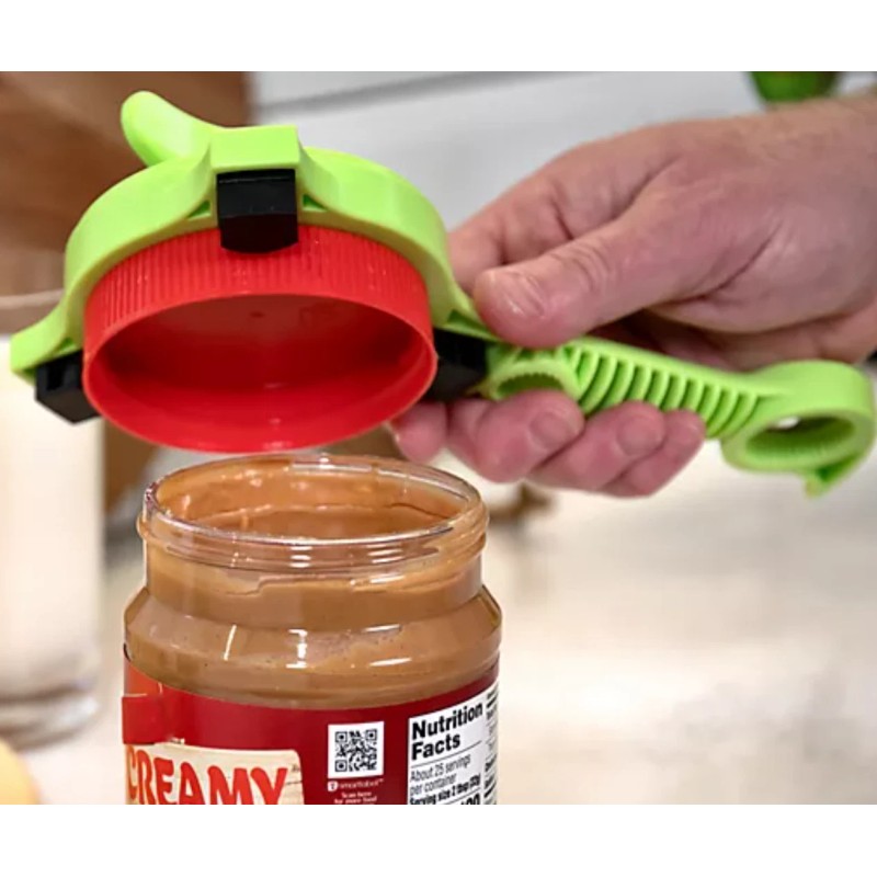 Kuhn Rikon 5-in-1 Multi Purpose Jar & Bottle Opener WHITE