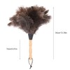 34cm Ostrich Feather Duster Reusable Wooden Handle Dust Removal Anti