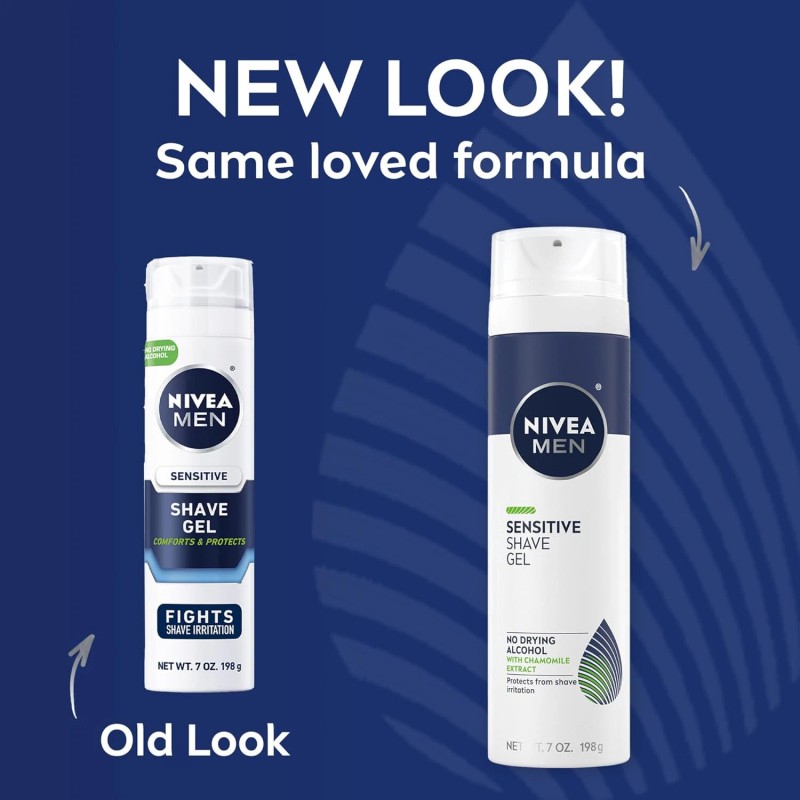 NIVEA MEN Sensitive Shave Gel with Vitamin E Witch Hazel
