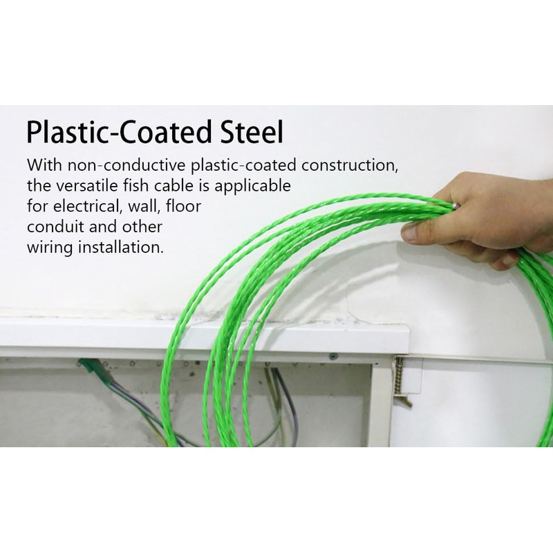 Fish Tape Wire Puller Through Wall Wire Threader Fish plus