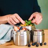 Elephant Box Leakproof Food Canister Trio | Stainless Steel Food