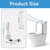 yongyongbuy Toilet Flush Handle – Alloy Cistern Lever Replacement Kit,