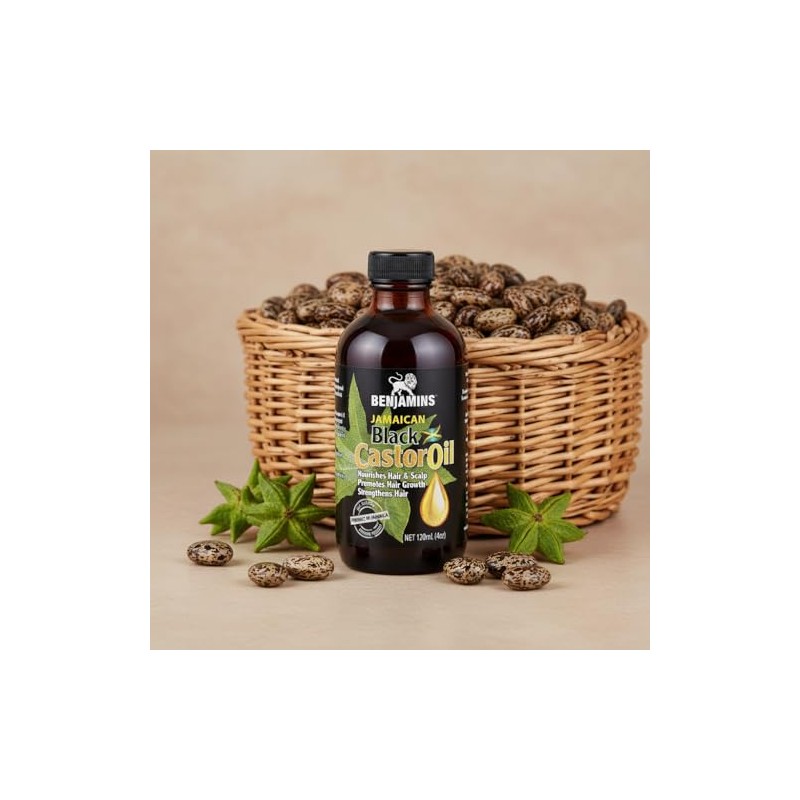 Benjamins Aceite de ricino negro de Jamaica 120ML