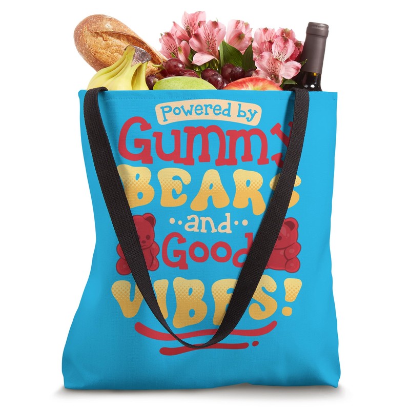 Powered by Gummies Tote Bag