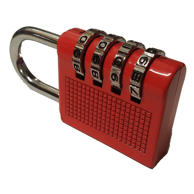 Dapetz ® 4-Digit Combination Padlock, Resettable Locker Padlock, Weatherproof Outdoor