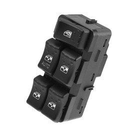 INFINAUTO Power Window Switch, Front Driver Side Window Control Switch with Screwdriver for Saturn Ion 2003-2007 Black, 1 Pc