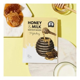 Bom-mascarilla Hidratante Suave De Miel Y Leche 10 Pzas Todo Tipo De Piel