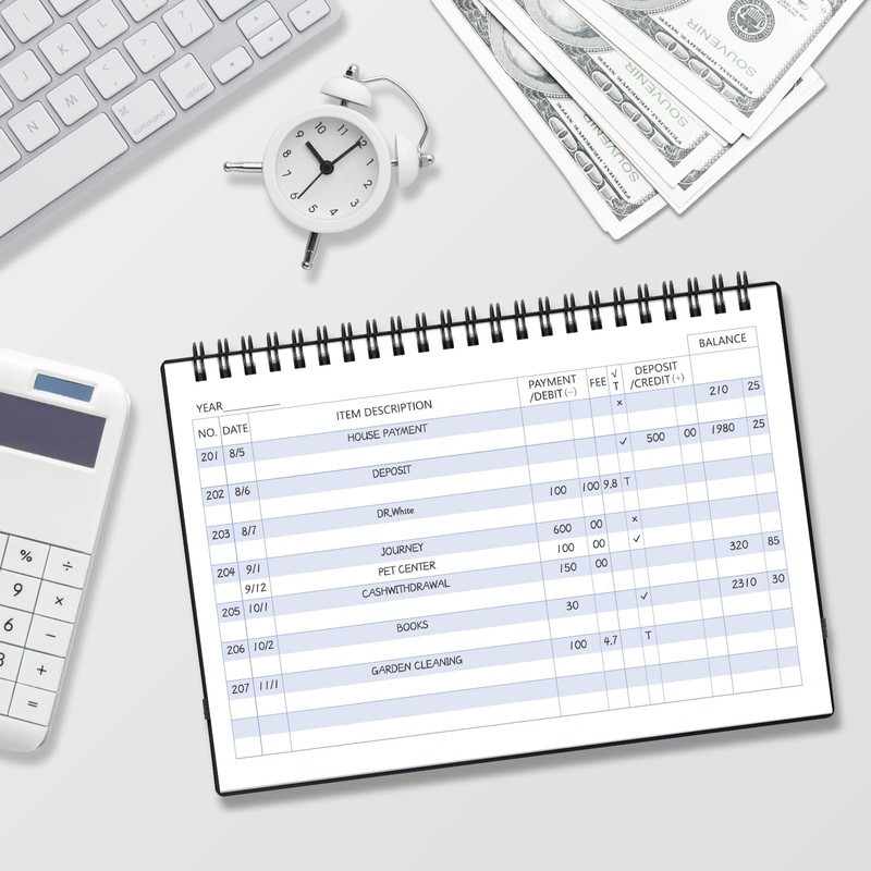 Checkbook Register, Check Registers for Personal Checkbook, Financial Ledger, Checking