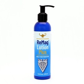 RnA ReSet - ReMag Lotion, Magnesiumlotion und täglicher ReHydrator, Seidig glatte, topische Magnesiumlotion, Besser als Öl, kein brennendes Gefühl oder Flecken, 220 ml - von Carolyn Dean