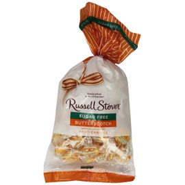 Russell Stover Sugar Free Butterscotch Hard Candies, 12 oz. Bag