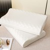 Adults Soft Latex Bed Pillow Cervical Support Pillow for Sleeping