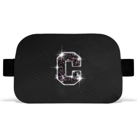 Uygafly Customized Gifts for Mom Daughter Sister Her,Birthday Gift for Mom,Mom Gifts from Daughter,Mother in Law Gifts,Mama Gift Idea,Crossbody Bag Belt Bag | Black,Initial C