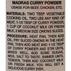 Madras Curry Powder, Ca Ri Ni an Do, 16 Ounce
