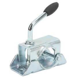 KIMISS Jack Clamp Trailer Pipe Clamp Trailer Jack Wheel Clamp Jack Wheel Split Clamp Jockey Wheel Split Clamp Prop Stand Support Mount for 48mm/1.89in Pipe Diameter for Trailer RV