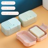 3Pcs Soap Dish with Lid, Portable Travel Soap Container Waterproof