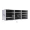 N/A 4-Tier Mail Sorter Organizer Countertop Literature Student Mailbox for