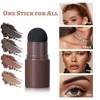 Natural Brown Eyebrow Stamp & Root Touch-Up Powder - Waterproof