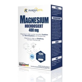 PharmaVital Magnesium 400mg x 100 Capsules