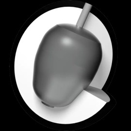 Brunswick Twist Black Gold Silver Bowling Ball - 11