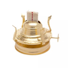 Mason Brass Plated Oil Burner for Mason Jars - Turn Any Mason Jar into a Vintage Lamp