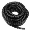 Tubo Organizador Espiral De Cables Radox 080-972 13mm 10mts Negro