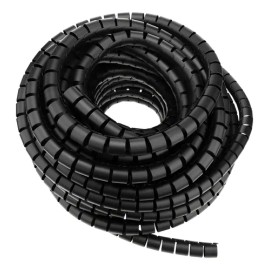 Tubo Organizador Espiral De Cables Radox 080-972 13mm 10mts Negro
