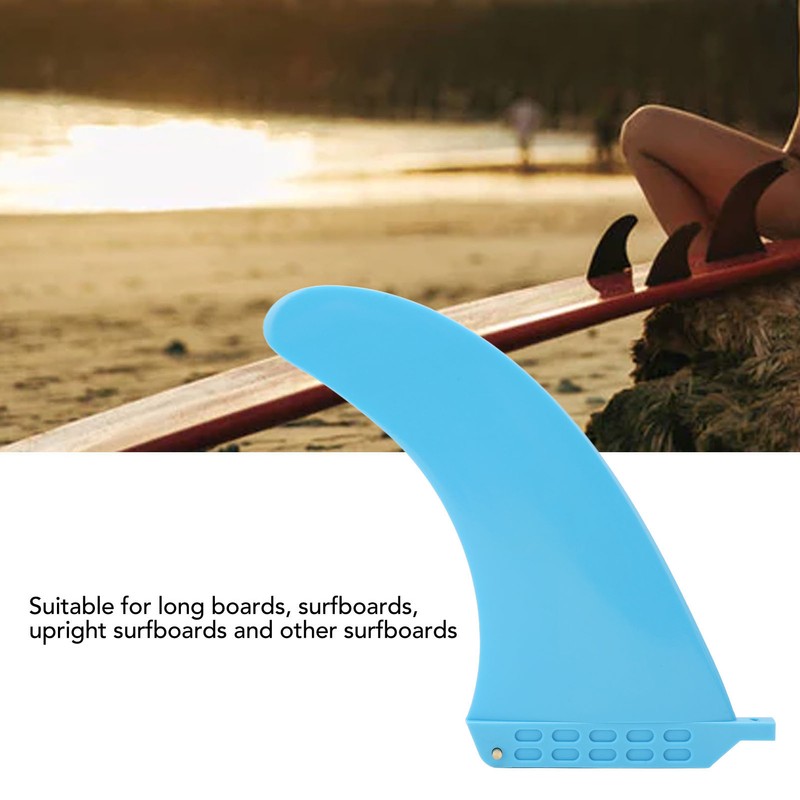 Surf Fin PVC 7.9in Blue Flexible Professional Surfboard Fin for