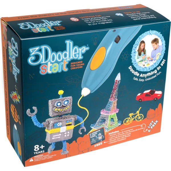 3Doodler Start Essentials 3D Pen Set For Kids with Free