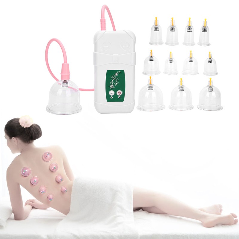 12pcs Vacuum Suction Cupping Cup Adjustable Strong Suction Cupping Set
