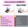Lash Clusters Kit LAUBESS DIY Lash Extension Kit Lash Bond