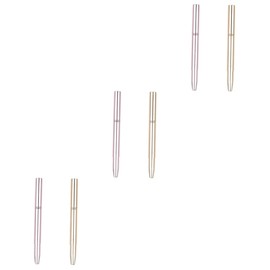 Housoutil 6pcs Lip Brush Cosmetic Makeup Applicator Protective Cover Lightweight Portable for and Beginners for Lip Gloss and Lipstick Application